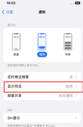 眉山苹果售后维修中心分享iPhone手机收不到通知怎么办 