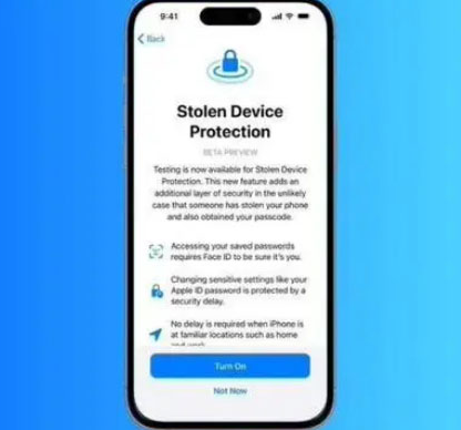 眉山苹果授权维修店分享被盗设备保护功能开启方法 