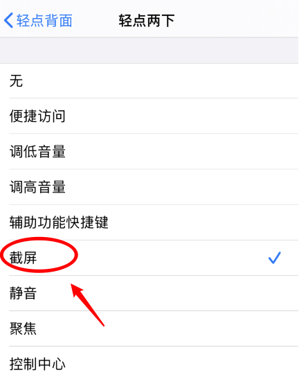 眉山苹果手机维修分享iPhone12如何启用双击截屏 